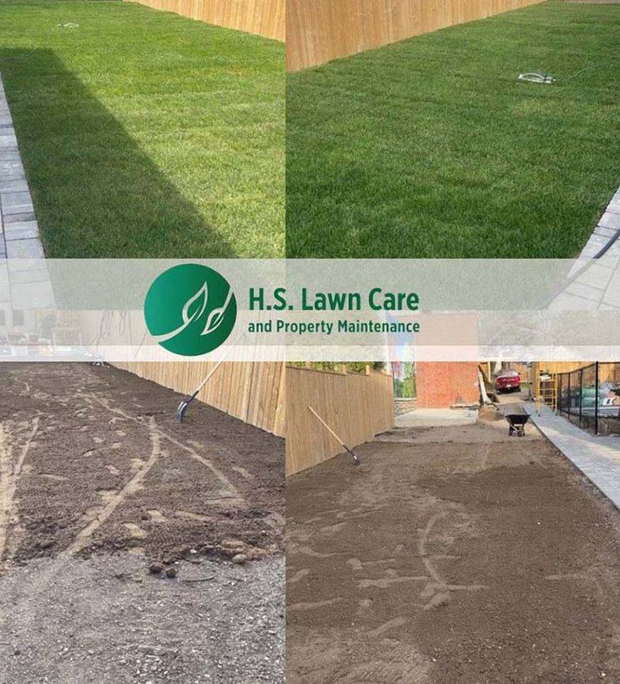 H.S. Lawn Care sod installation and property maintenance service areas